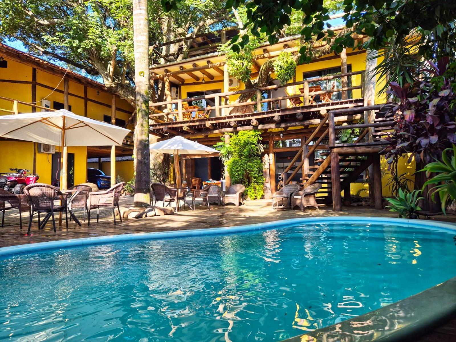 Pousada Familiar Casa Amarela Сан-Габриел Экстерьер фото